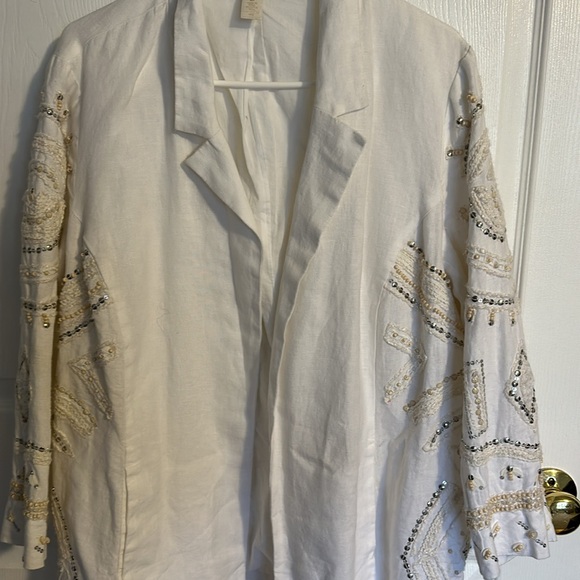 🆕 Chico’s Linen Jacket - Picture 8 of 10